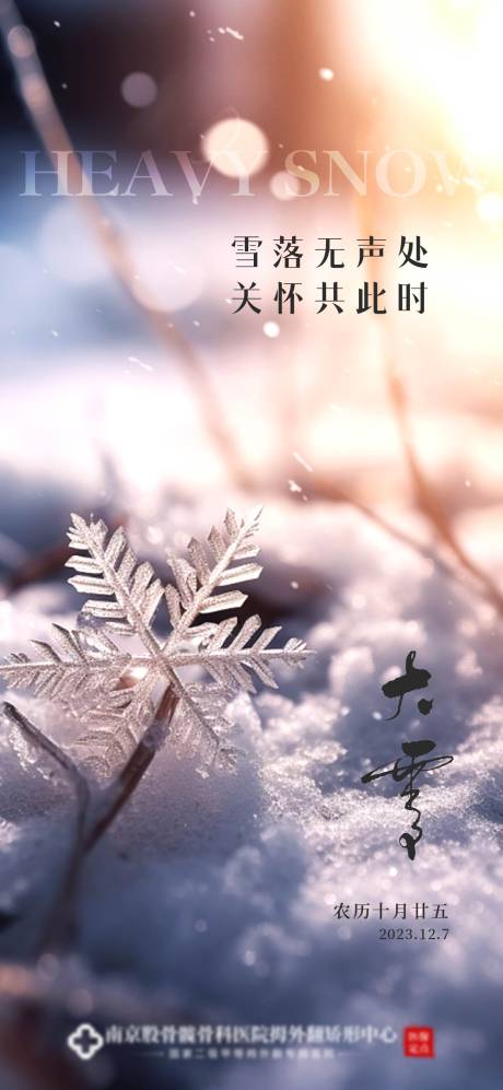 源文件下载【大雪节气海报】编号：28070020803408851