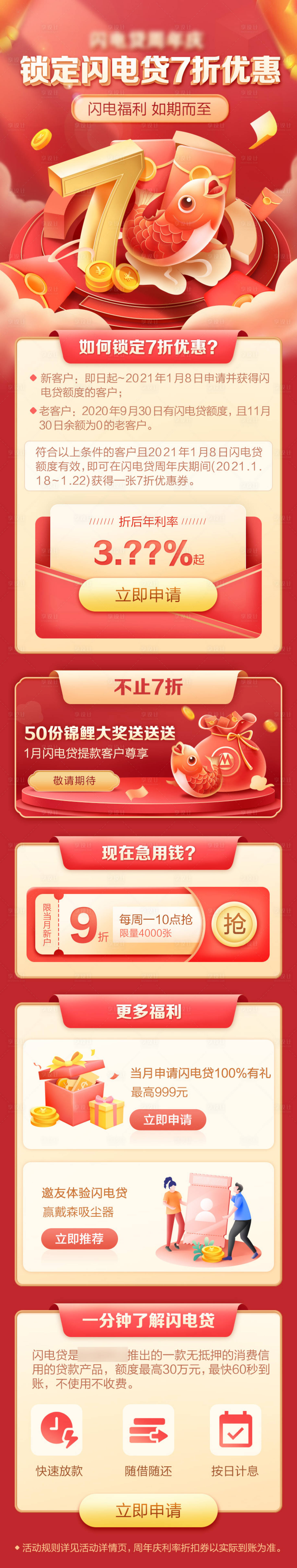 源文件下載【享設(shè)計(jì)】搜索編號：59620020945851900【金融貸款折扣長圖】