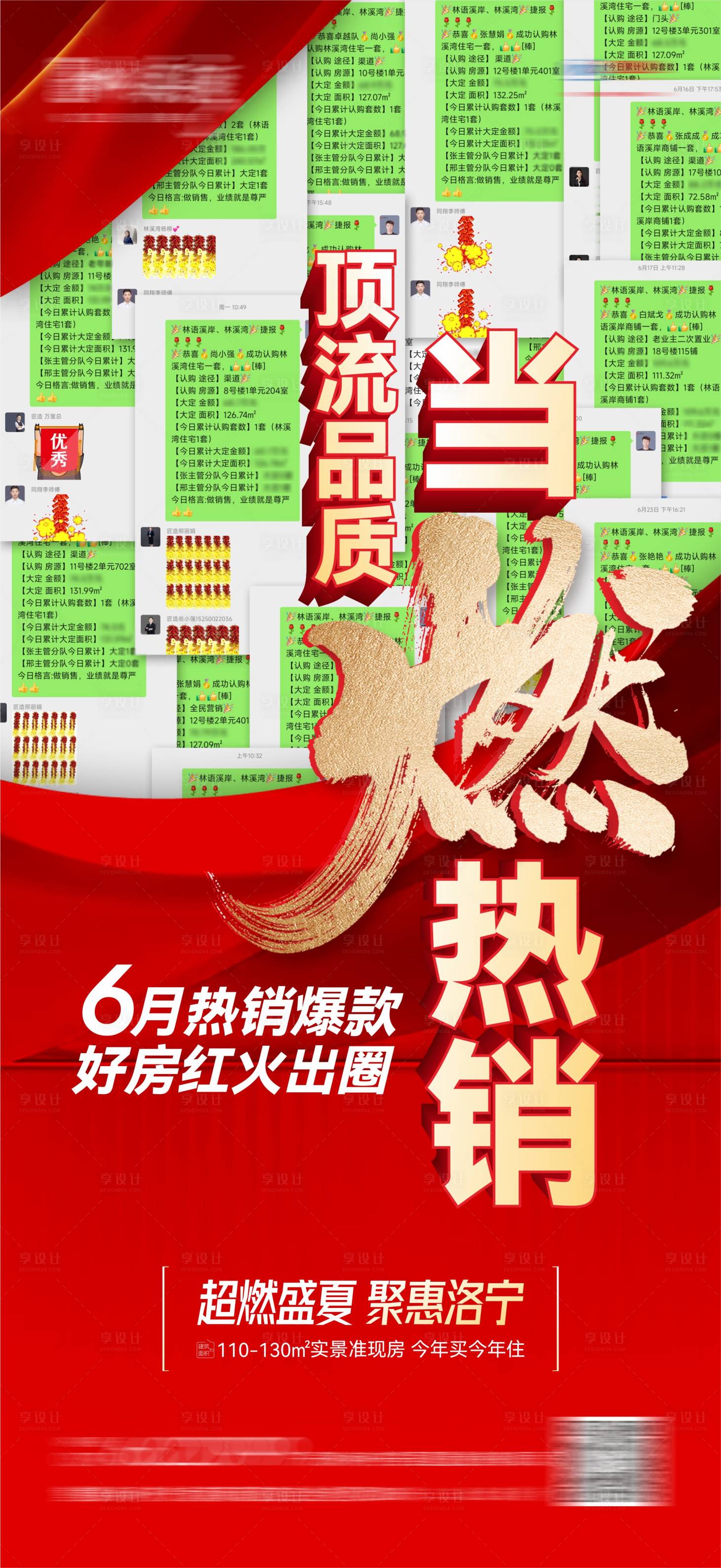 源文件下载【地产热销喜报红色大字报】编号：68430020917658798