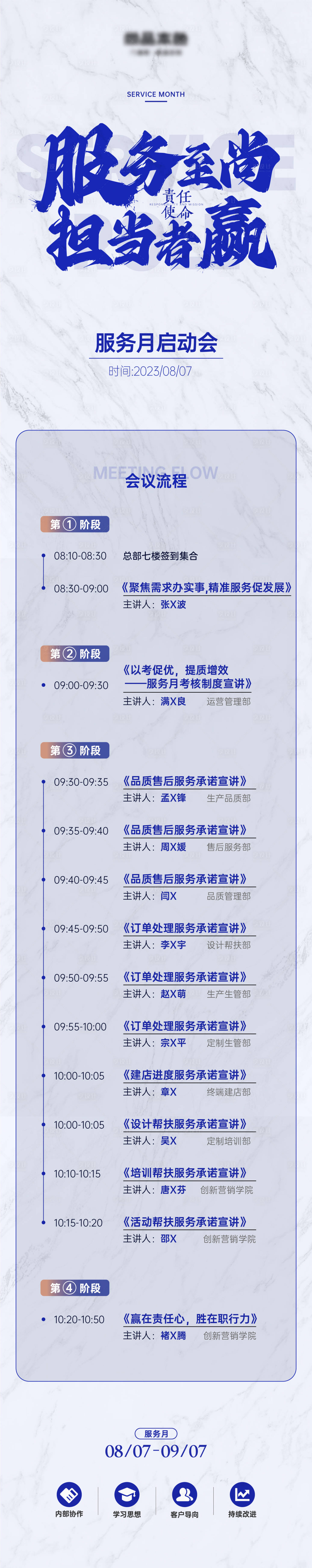源文件下载【服务月会议流程长图】编号：18590020922395795