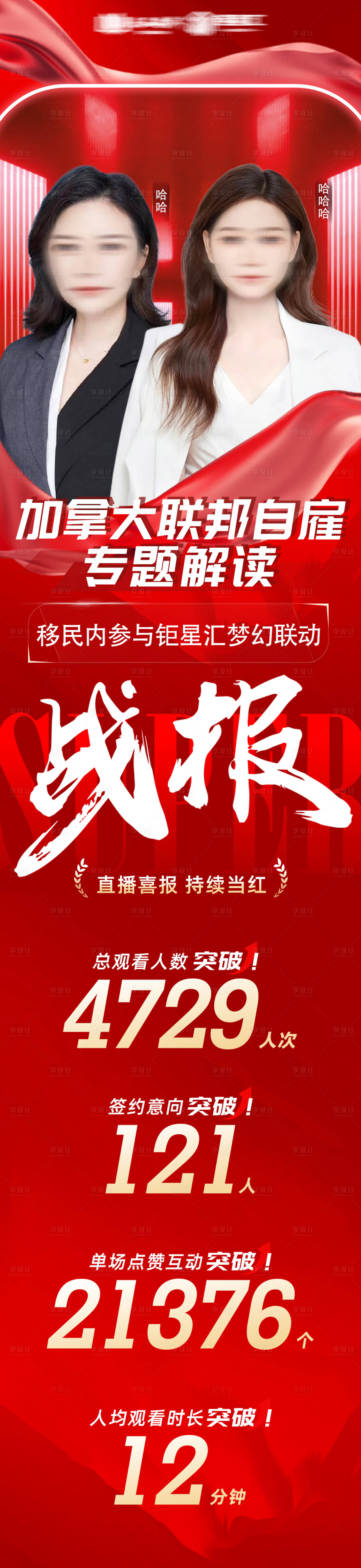 源文件下載【享設計】搜索編號：46910020974019999【直播戰報  】