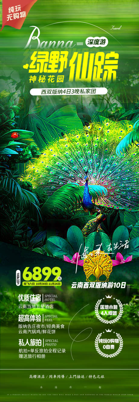 源文件下载【西双版纳旅游海报】编号：61920020863271890