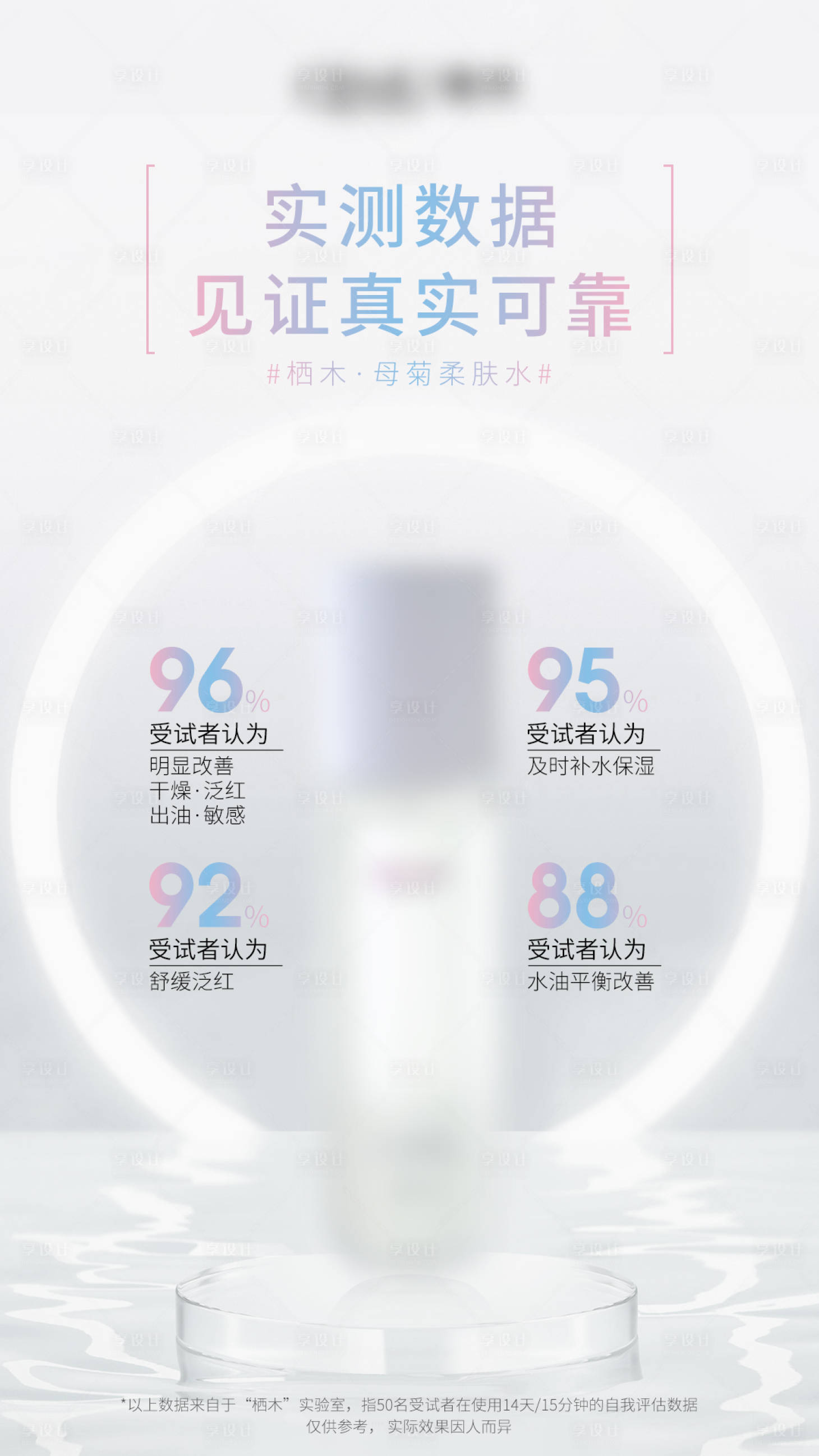 源文件下载【享设计】搜索编号：74560021202012817【爽肤水产品简约海报】