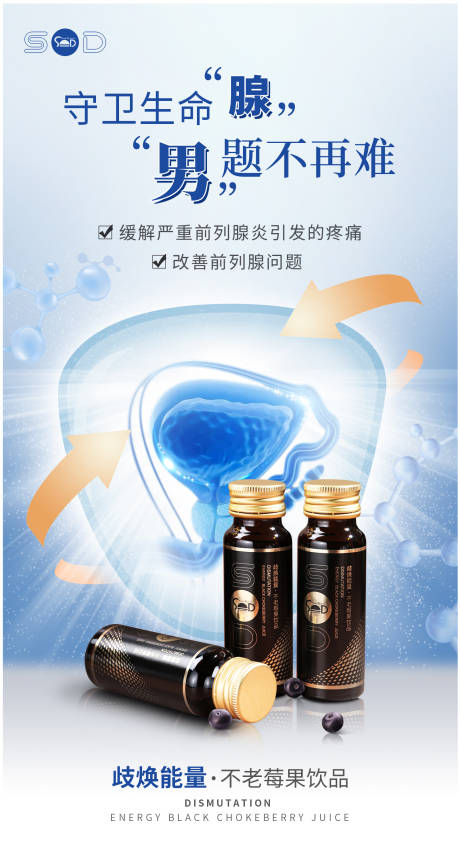 源文件下载【享设计】搜索编号：82370021126819710【守护前列腺海报】