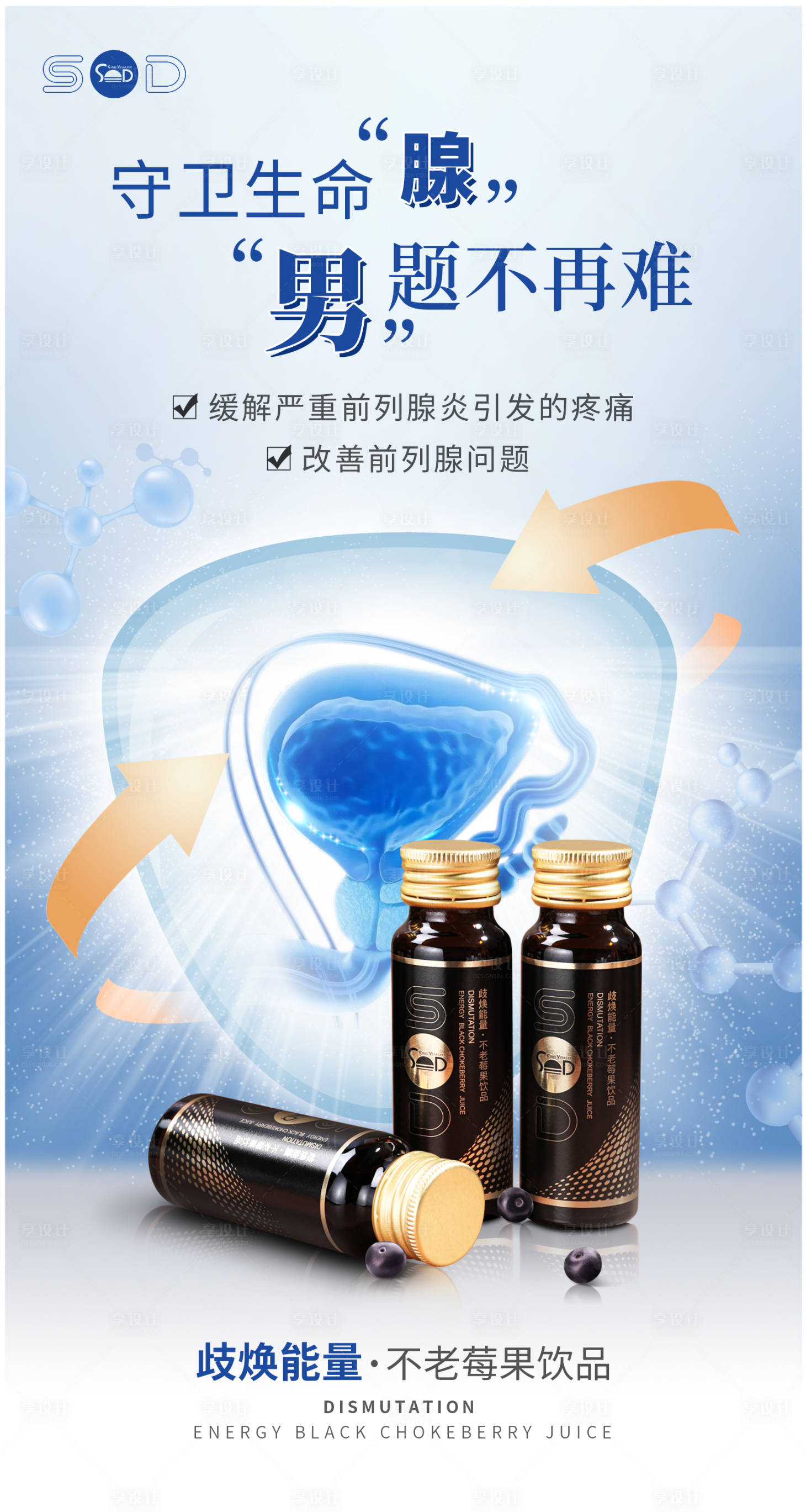 源文件下載【享設計】搜索編號：82370021126819710【守護前列腺海報】