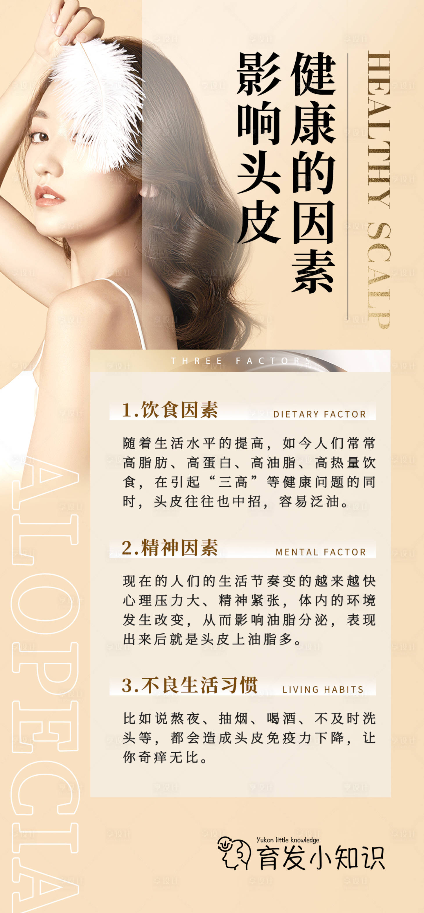 源文件下載【享設計】搜索編號：92600021008401343【護發科普常識海報】