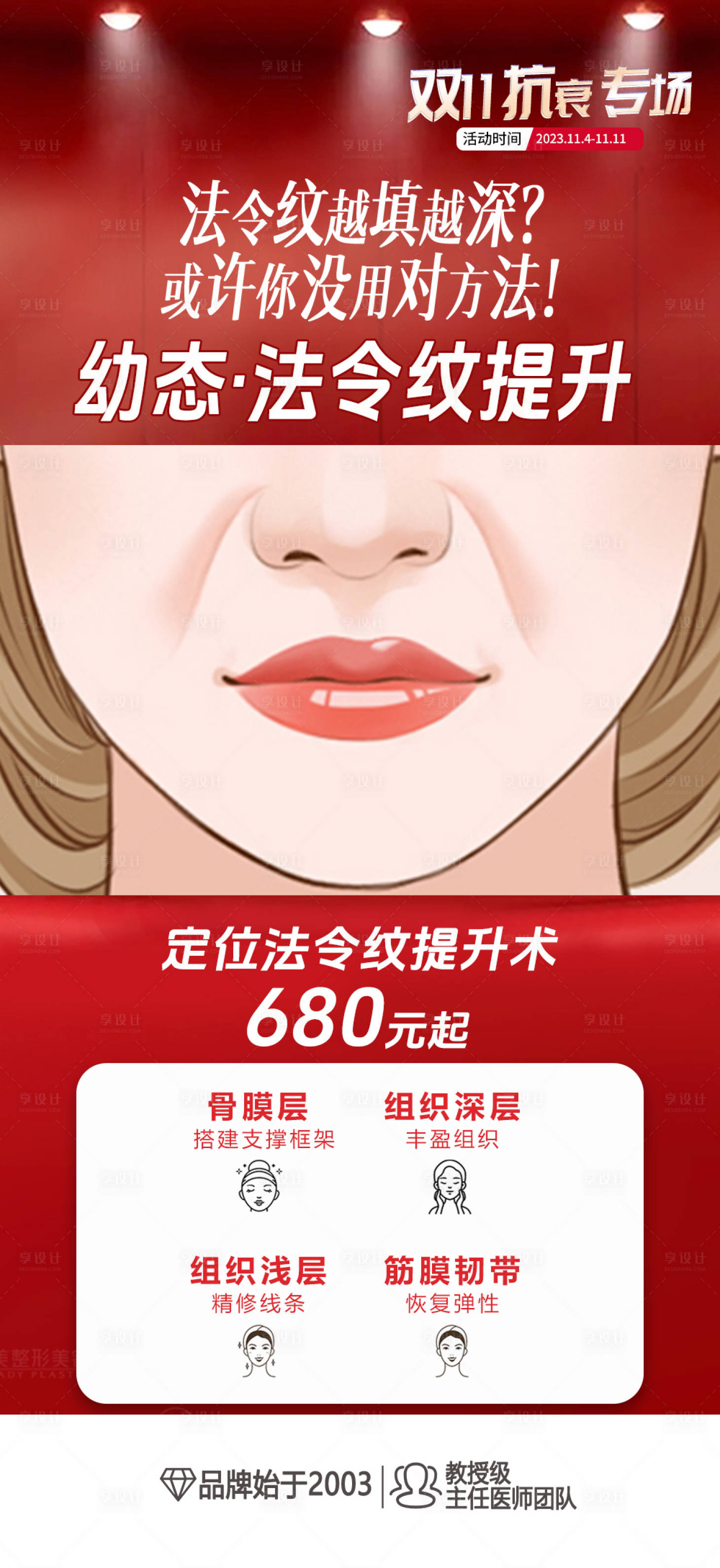 源文件下載【享設計】搜索編號：76570020992938509【定位法令紋提升術】