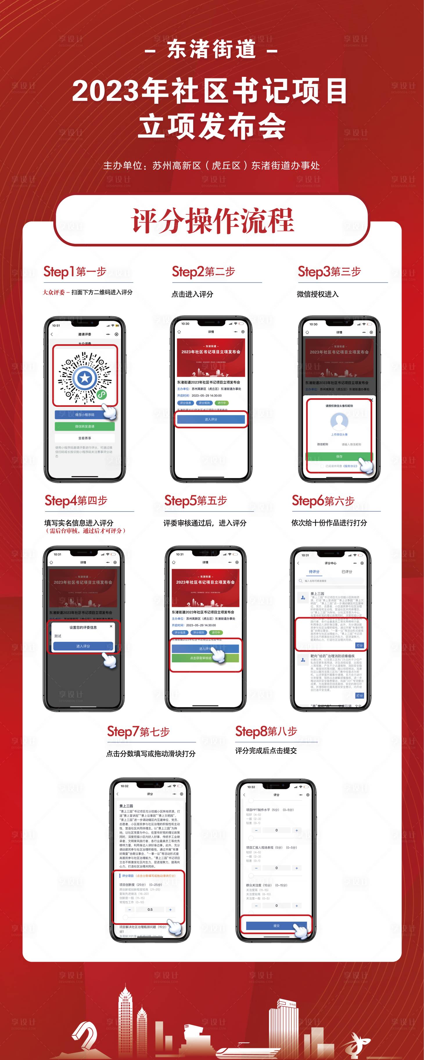 源文件下载【享设计】搜索编号：10100021093611404【操作使用流程海报】