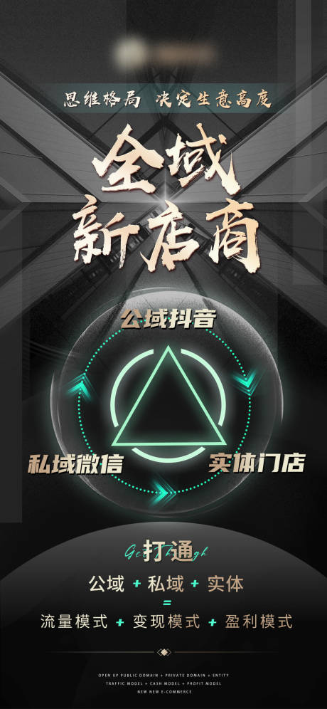 源文件下载【全域新店商海报】编号：51410021245912560