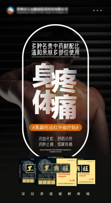 颈肩腰腿痛海报