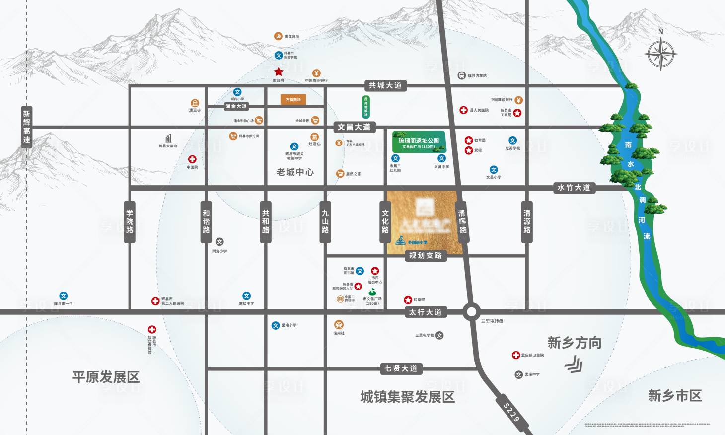 源文件下载【地产区位图】编号：61370021402941225