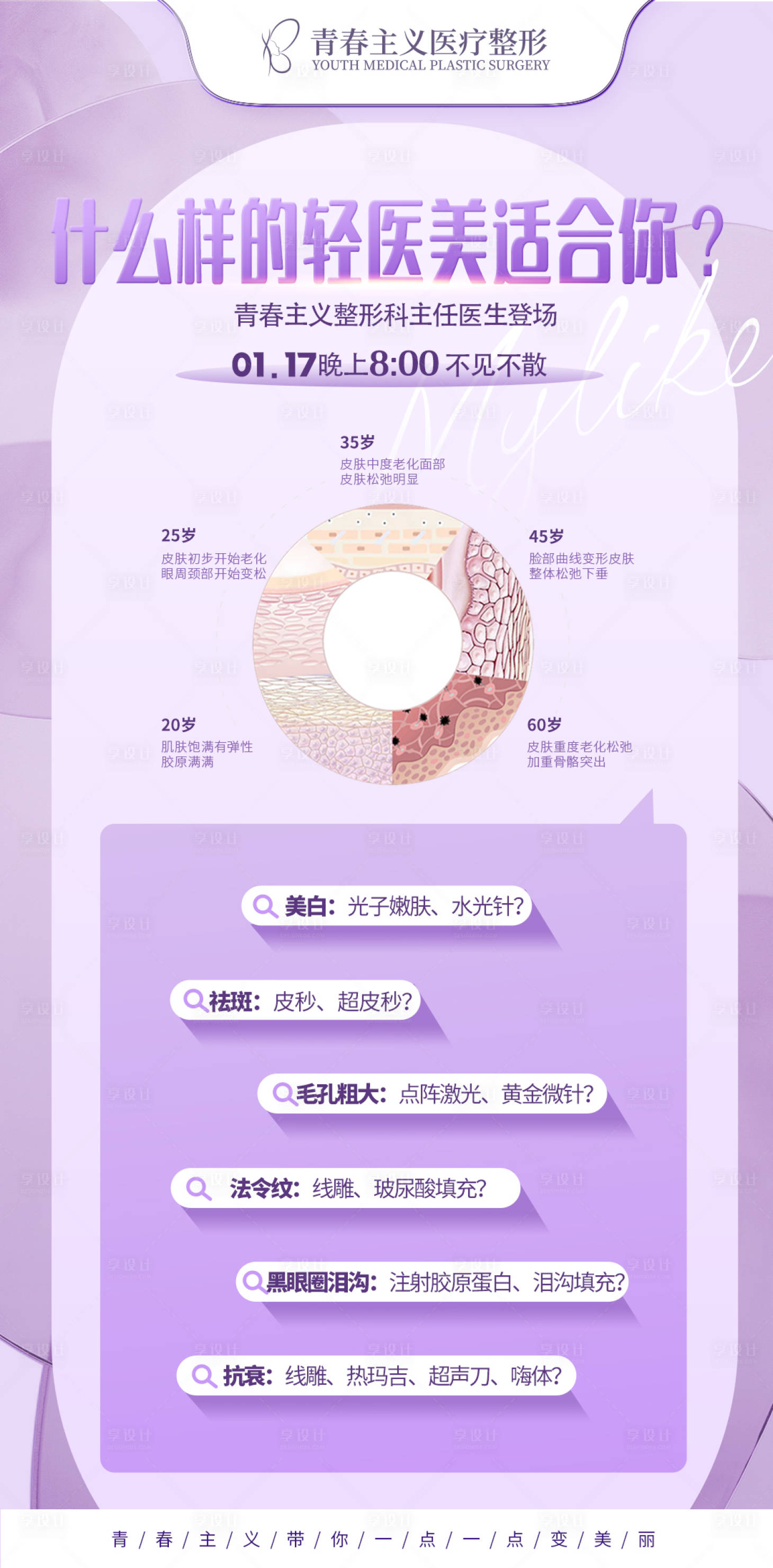 源文件下載【享設計】搜索編號：35910021541457916【輕醫美海報】