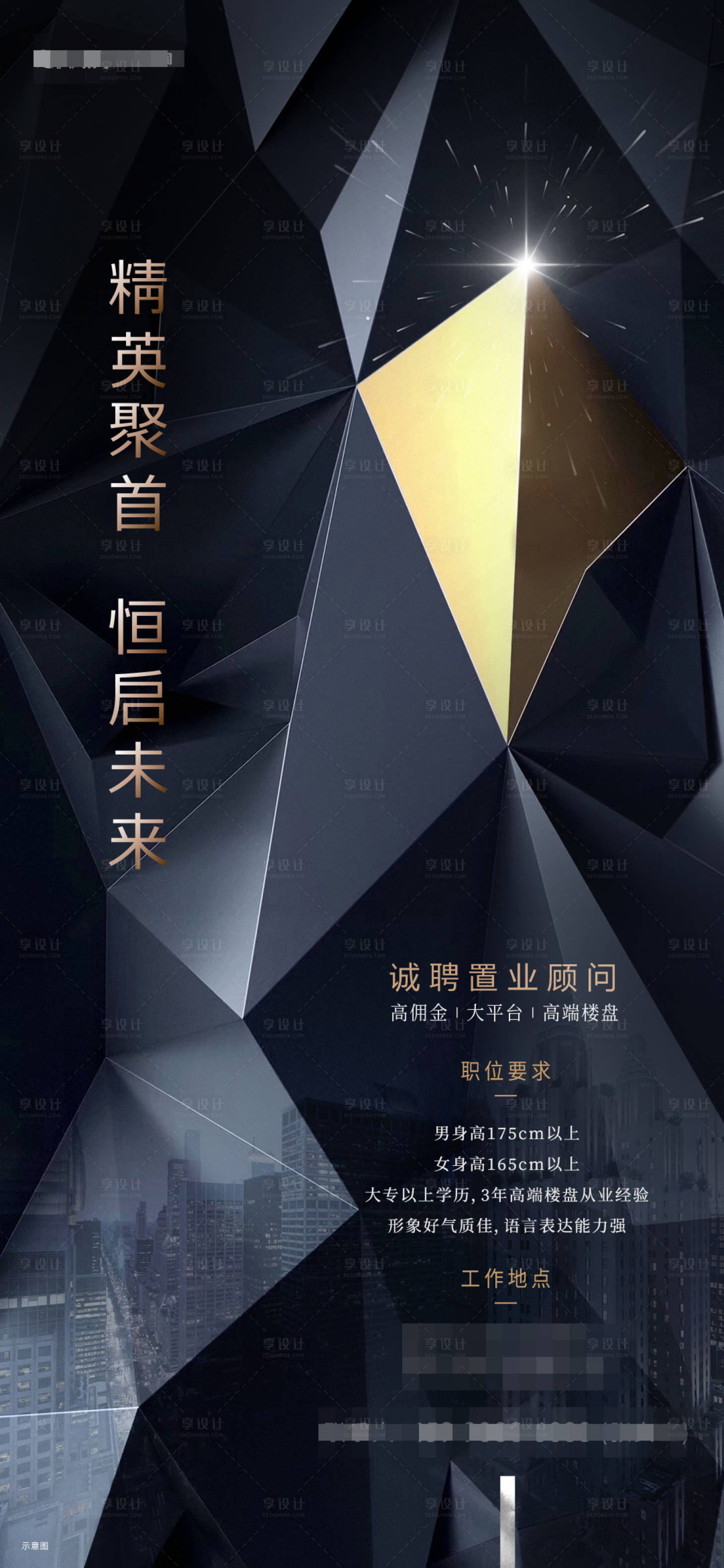 源文件下載【享設計】搜索編號：28050021777872038【地產招聘海報】