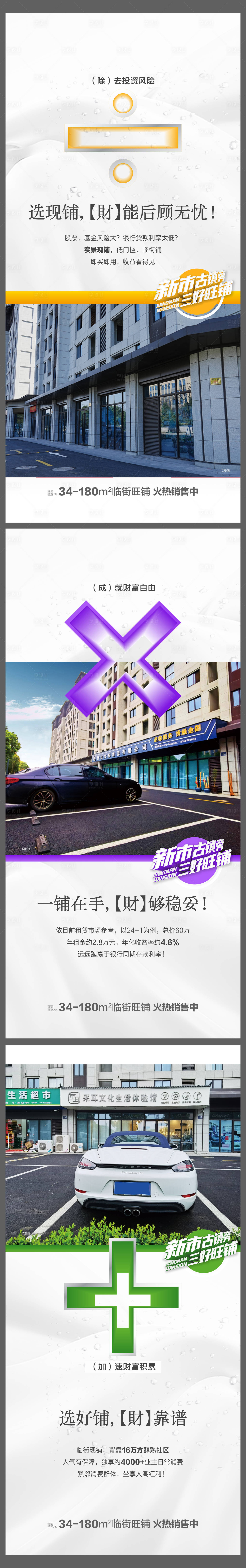 源文件下载【商铺投资系列海报】编号：41670021788237011