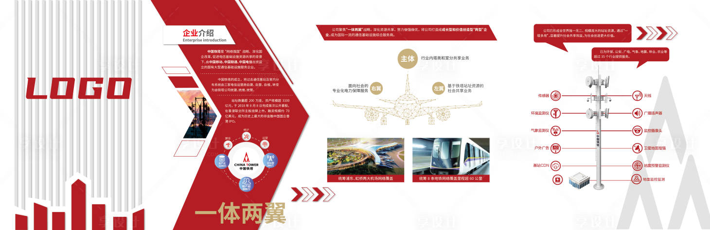源文件下載【享設計】搜索編號：16620021463305072【企業文化墻】