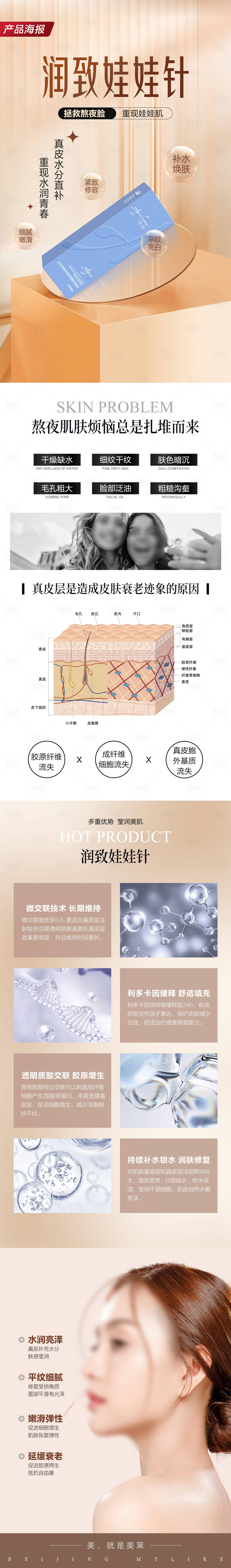 源文件下载【享设计】搜索编号：77130021525182694【医美海报】