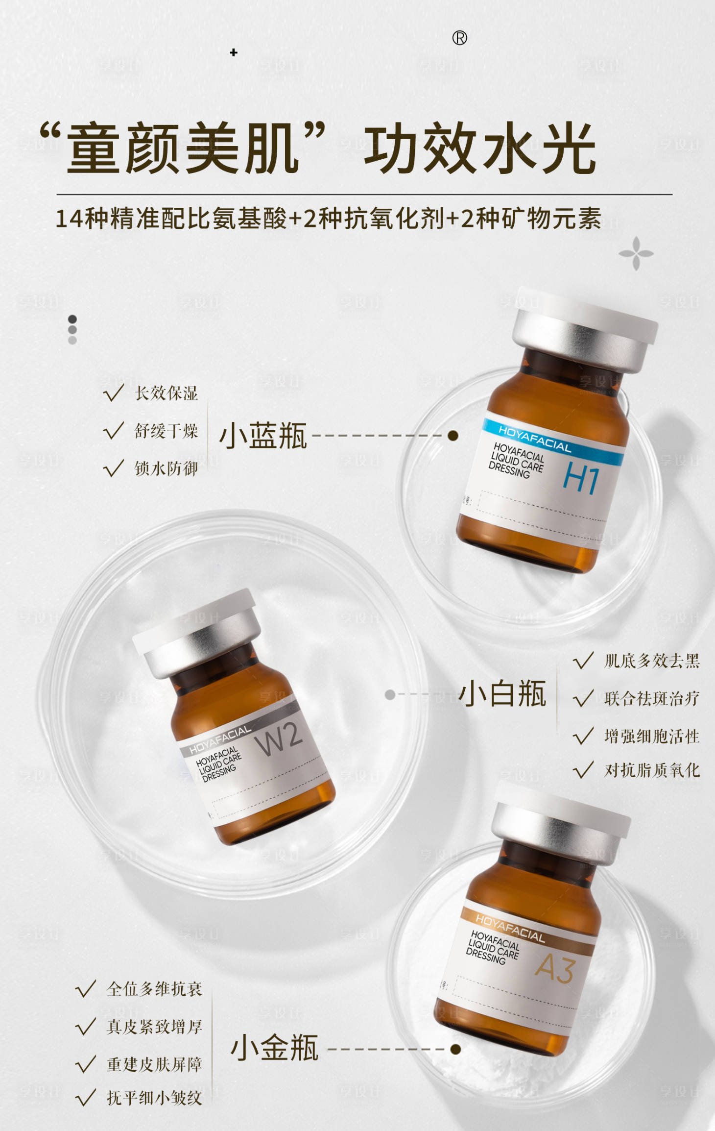 源文件下载【享设计】搜索编号：93870021409275007【医美产品海报】
