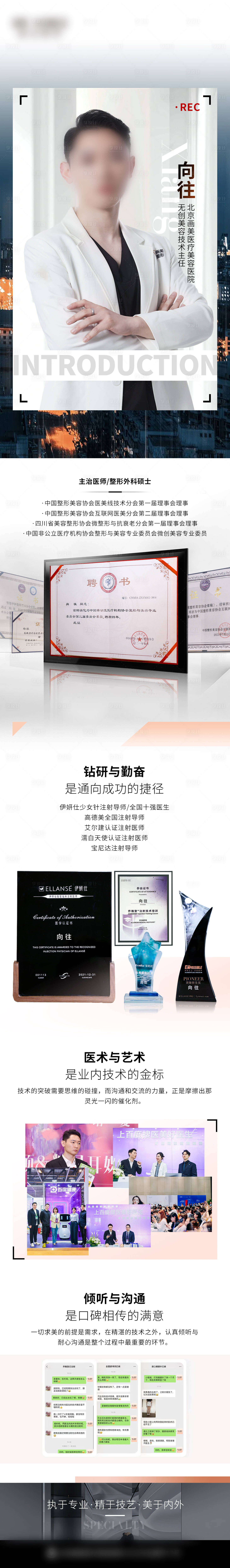 源文件下載【享設(shè)計】搜索編號：70630021696731554【專家個人介紹長圖】