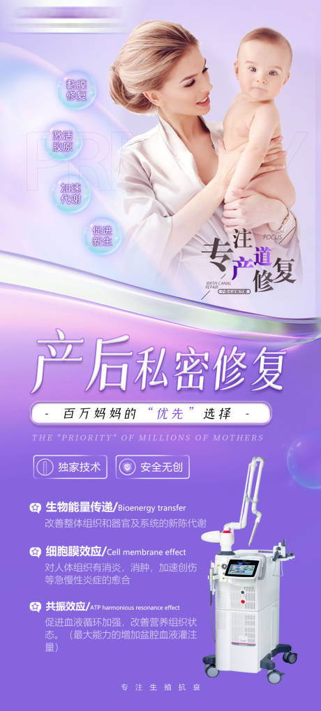 源文件下载【医美私密产后修复科普海报】编号：90160021562226979