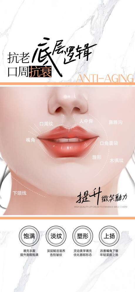 源文件下载【享设计】搜索编号：70530021261793713【医美口周年轻化海报】