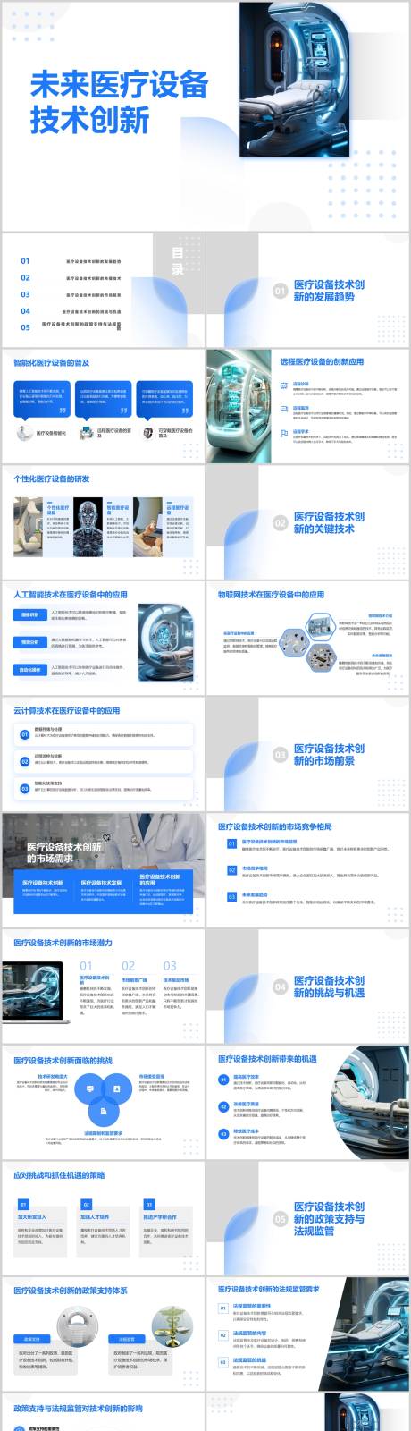 源文件下载【享设计】搜索编号：99420021725349767【未来医疗设备技术创新PPT】