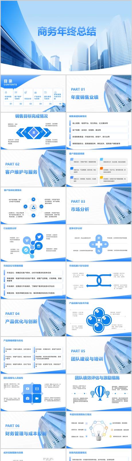 源文件下载【商务年终总结PPT】编号：20240101122106616