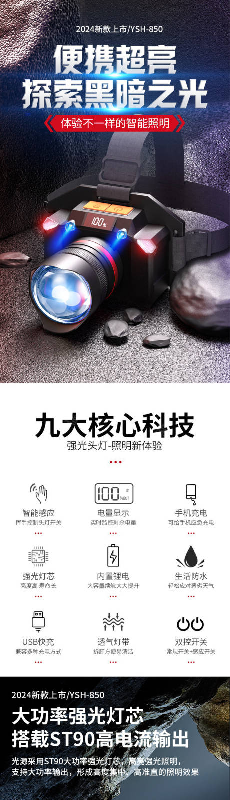 源文件下载【头手电商详情页手电筒详情页手电筒】编号：42080021465808626
