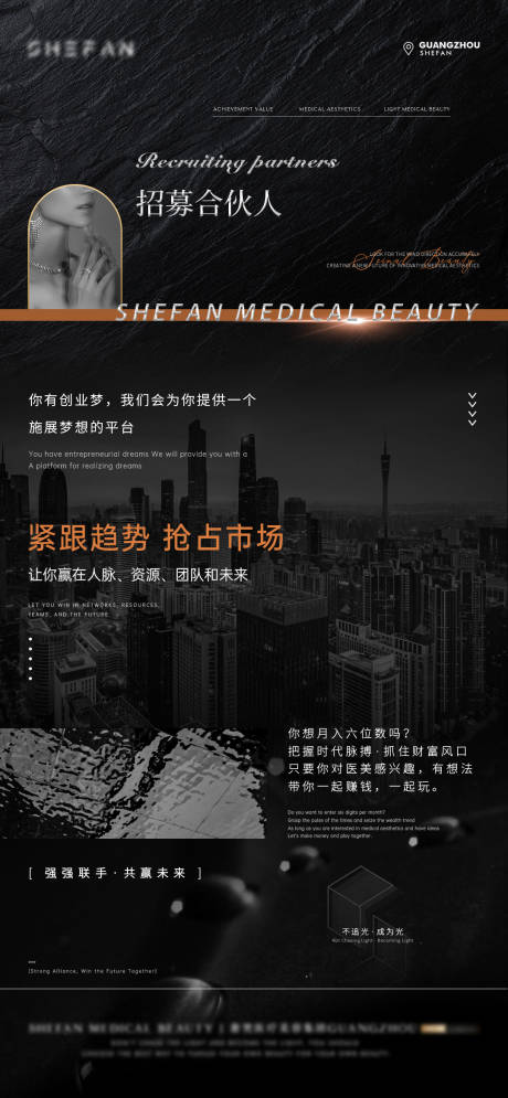 源文件下载【医美招募海报】编号：28410021369682584