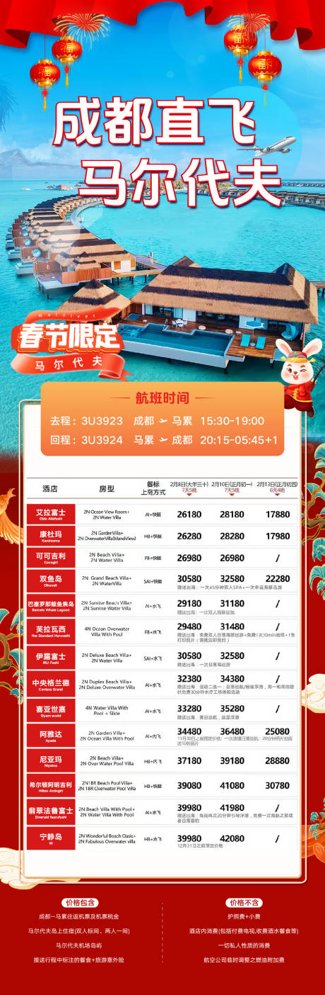 源文件下载【马尔代夫旅游海报】编号：34210021492214746