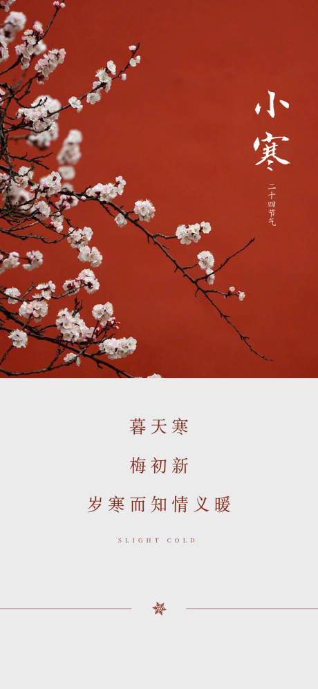 源文件下载【享设计】搜索编号：37590021440836430【小寒海报】