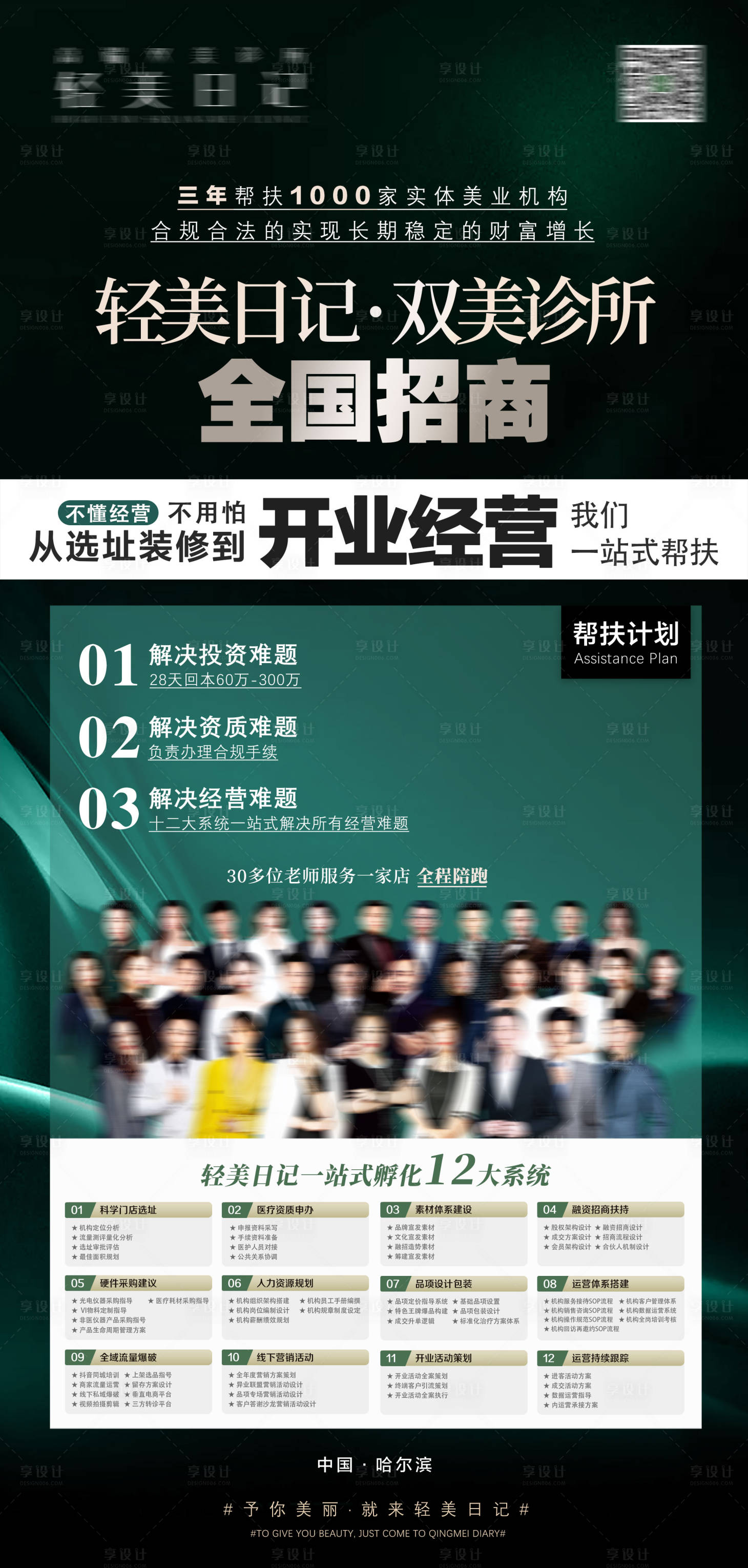 源文件下载【轻医美招商海报】编号：36890021502117523