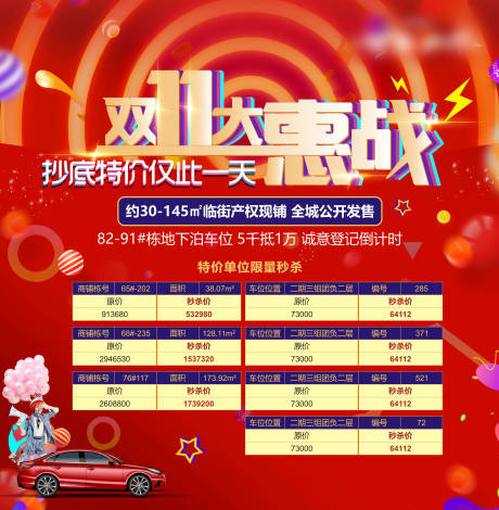 源文件下载【特价房促销房源海报】编号：77970021433716476