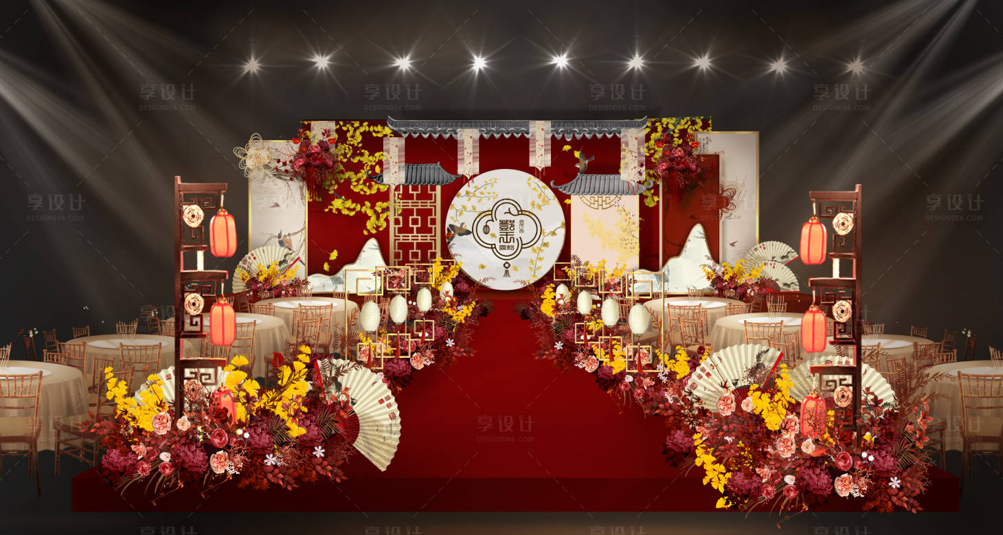 源文件下載【享設計】搜索編號：92940021640991845【新中式婚禮】