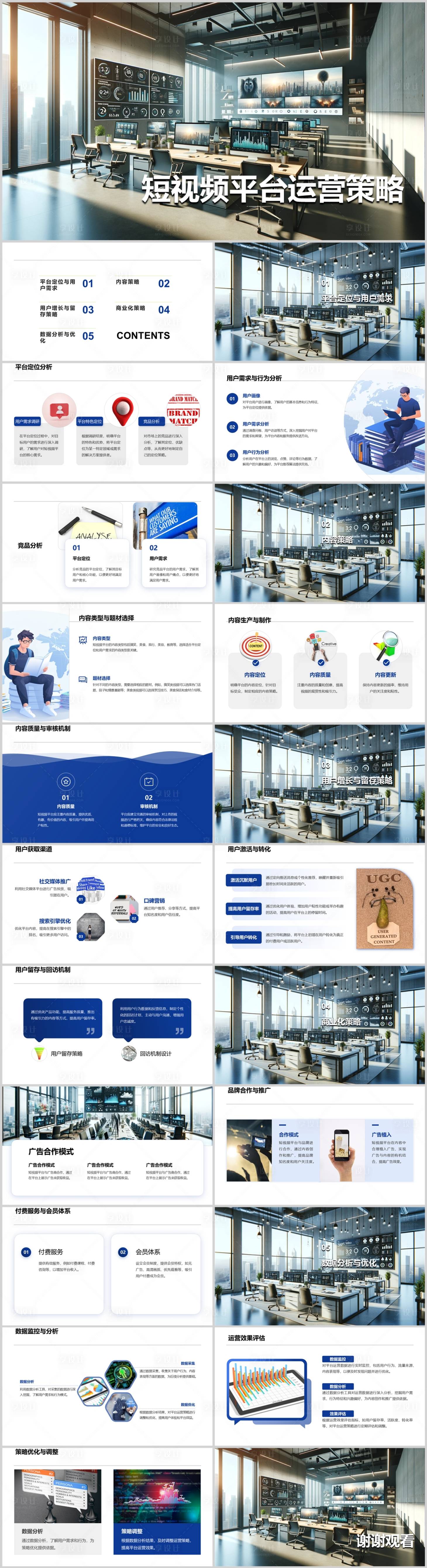 源文件下载【短视频平台运营策略PPT】编号：27790021744783378