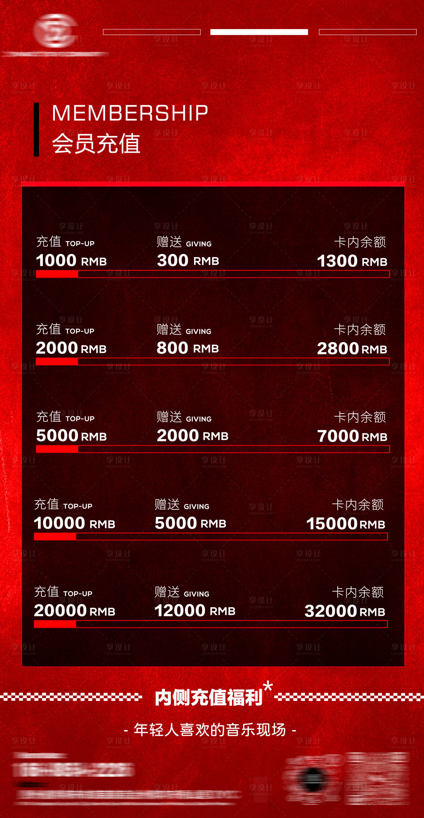 源文件下載【享設計】搜索編號：92720021380165209【酒吧充值海報】