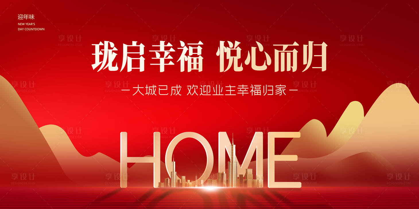 源文件下载【地产交付背景板】编号：83390021297098563