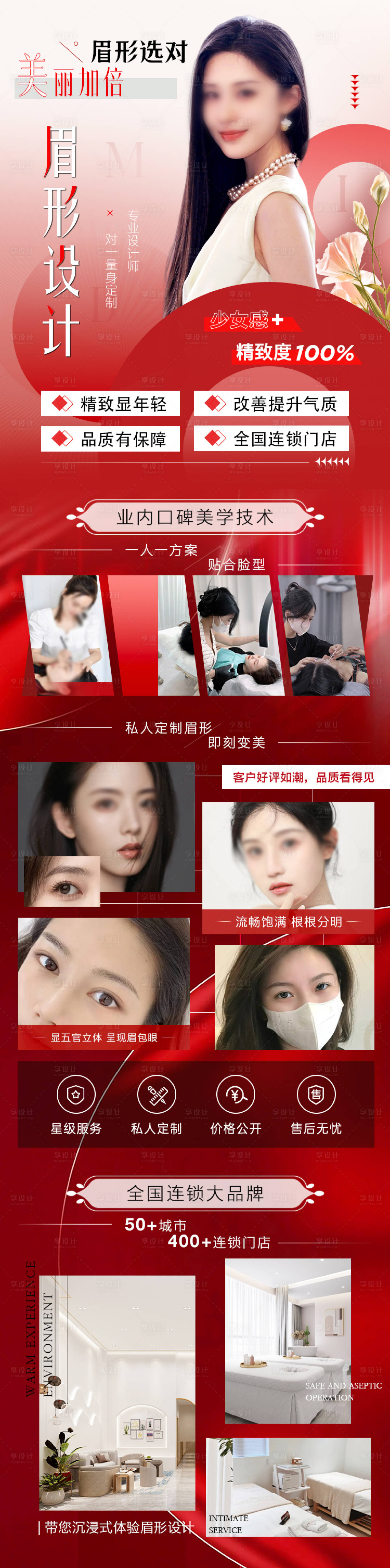 源文件下載【享設計】搜索編號：37550021361575751【醫美半永久紋眉活動長圖】
