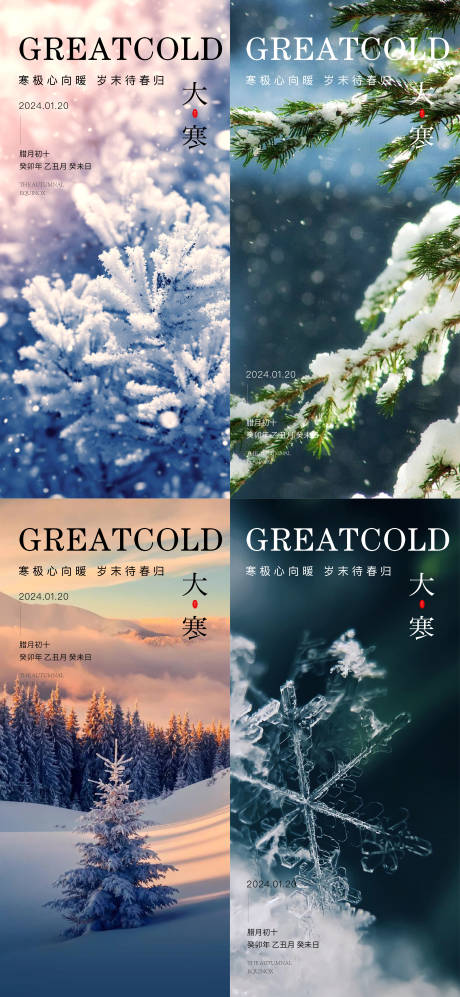 源文件下载【大寒海报】编号：48930021564892944
