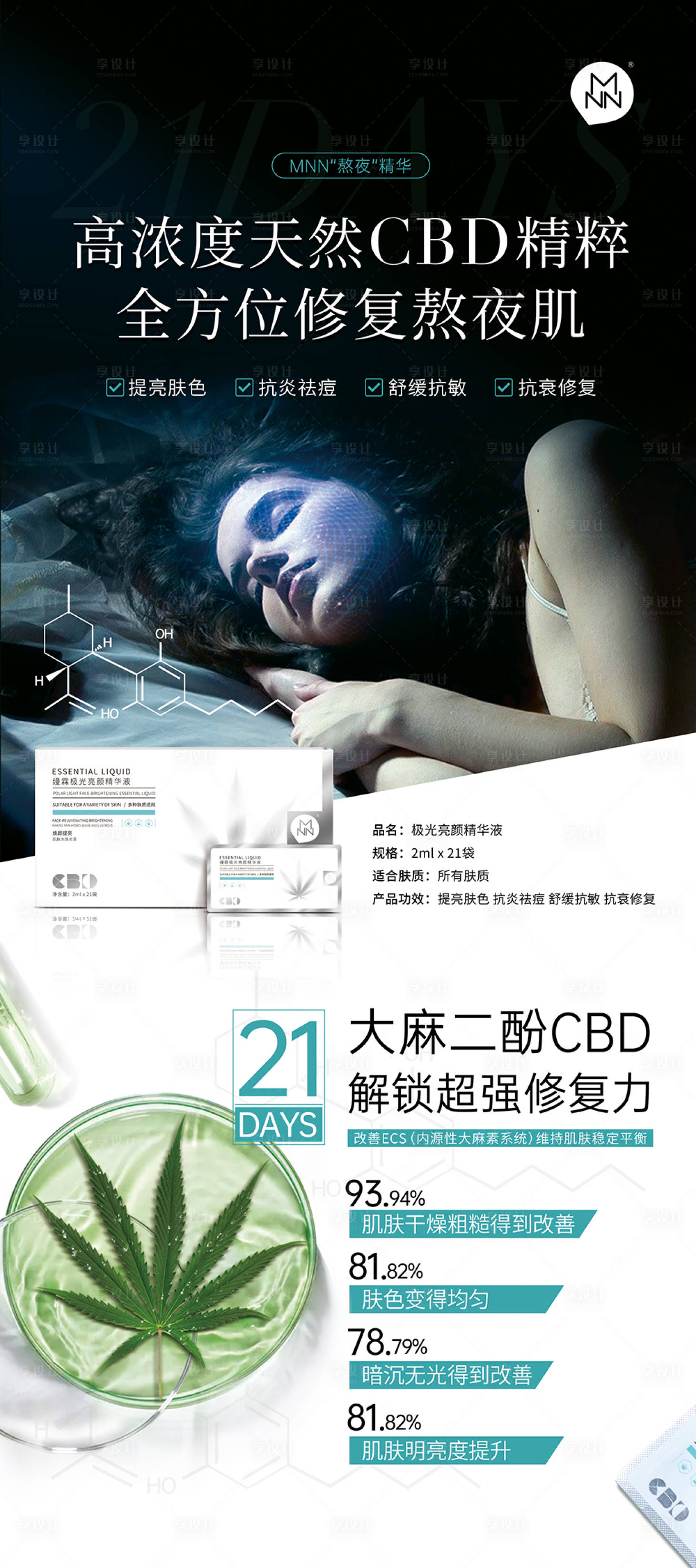 源文件下載【享設計】搜索編號：37720021706093713【精華液產品易拉寶】