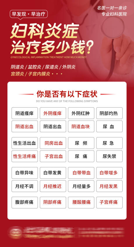 源文件下載【婦科炎癥海報】編號：83870021553263223