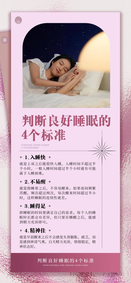 睡眠科普常识海报