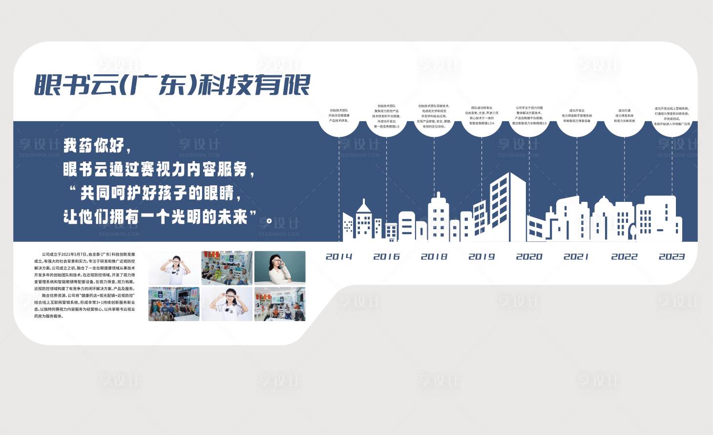 源文件下載【享設計】搜索編號：93190021720283418【企業(yè)公司簡介文化墻背景板】