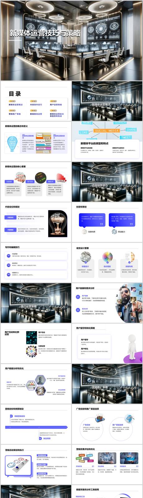 编号：42970021749837787【享设计】源文件下载-新媒体运营技巧与策略PPT
