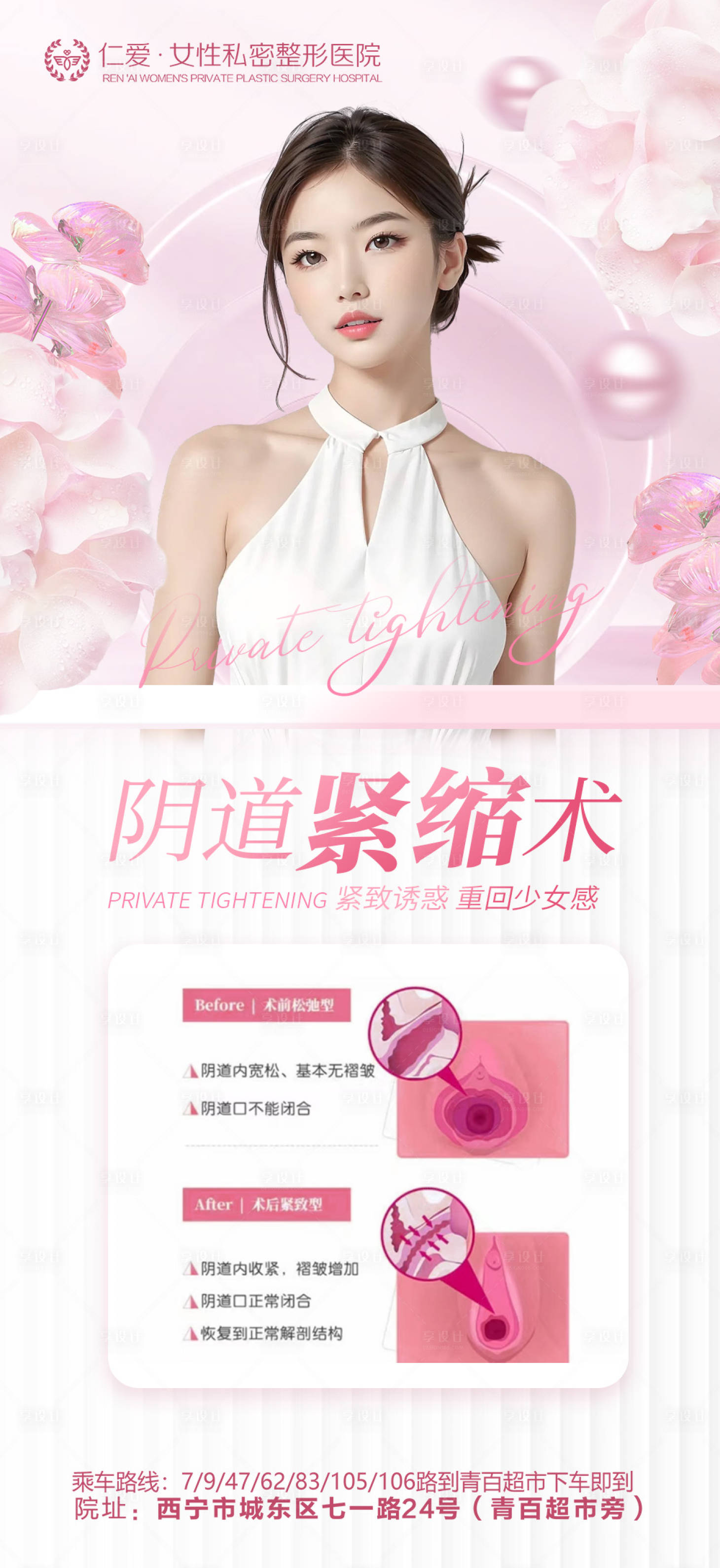 源文件下载【私密医美科普海报】编号：98650021384945787
