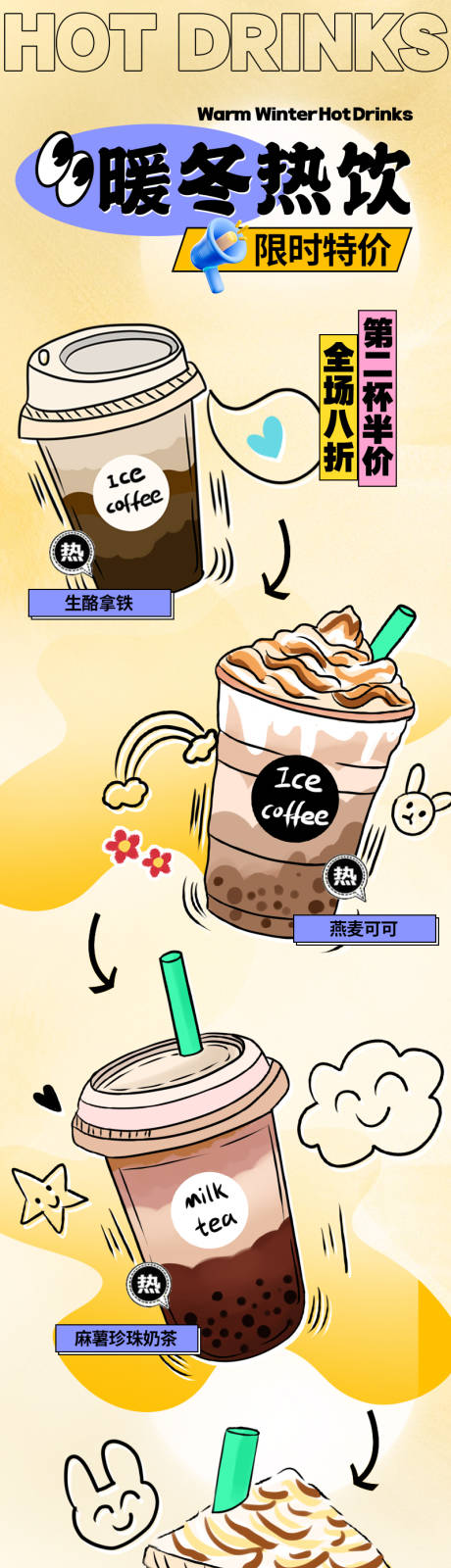 源文件下載【享設計】搜索編號：81800021823034675【奶茶長圖 】