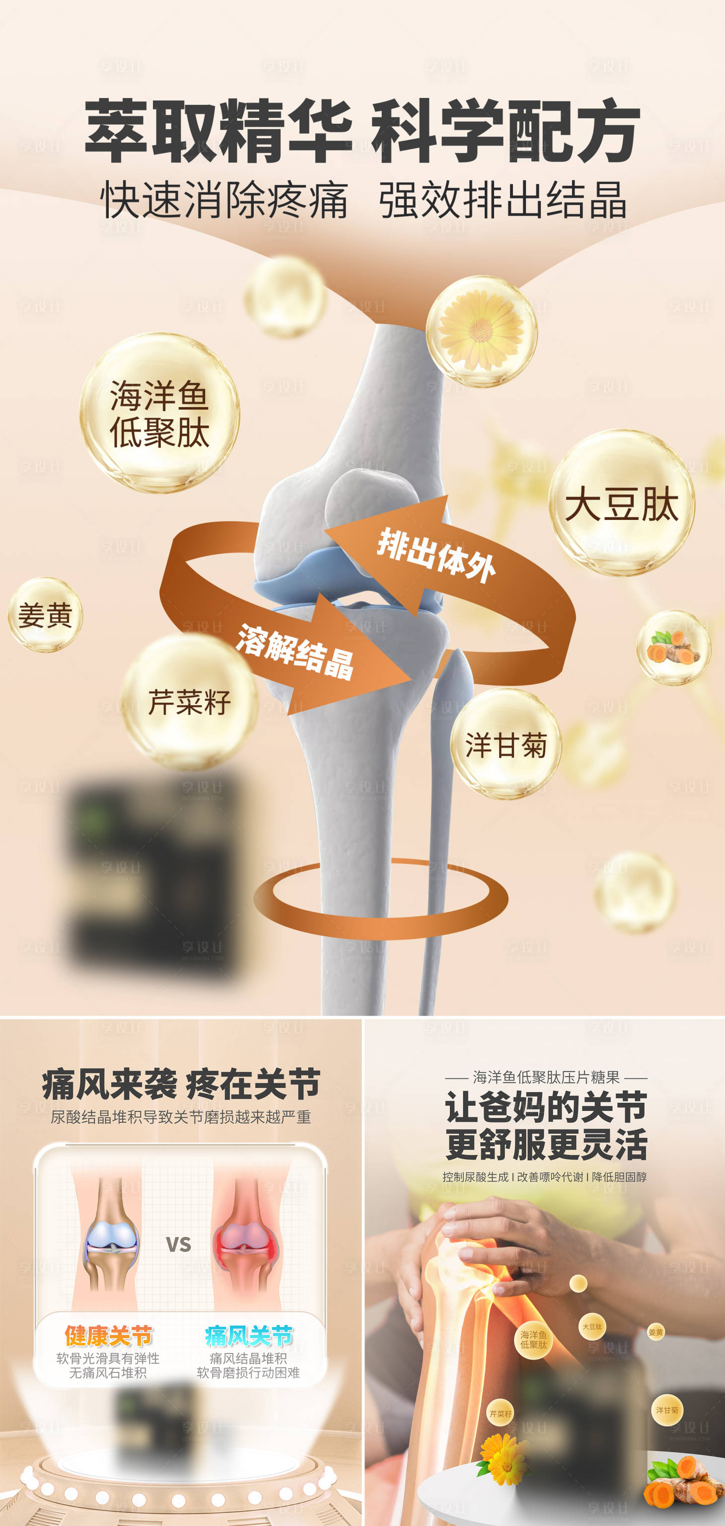 源文件下載【享設計】搜索編號：54530021509965453【關節痛風海報】