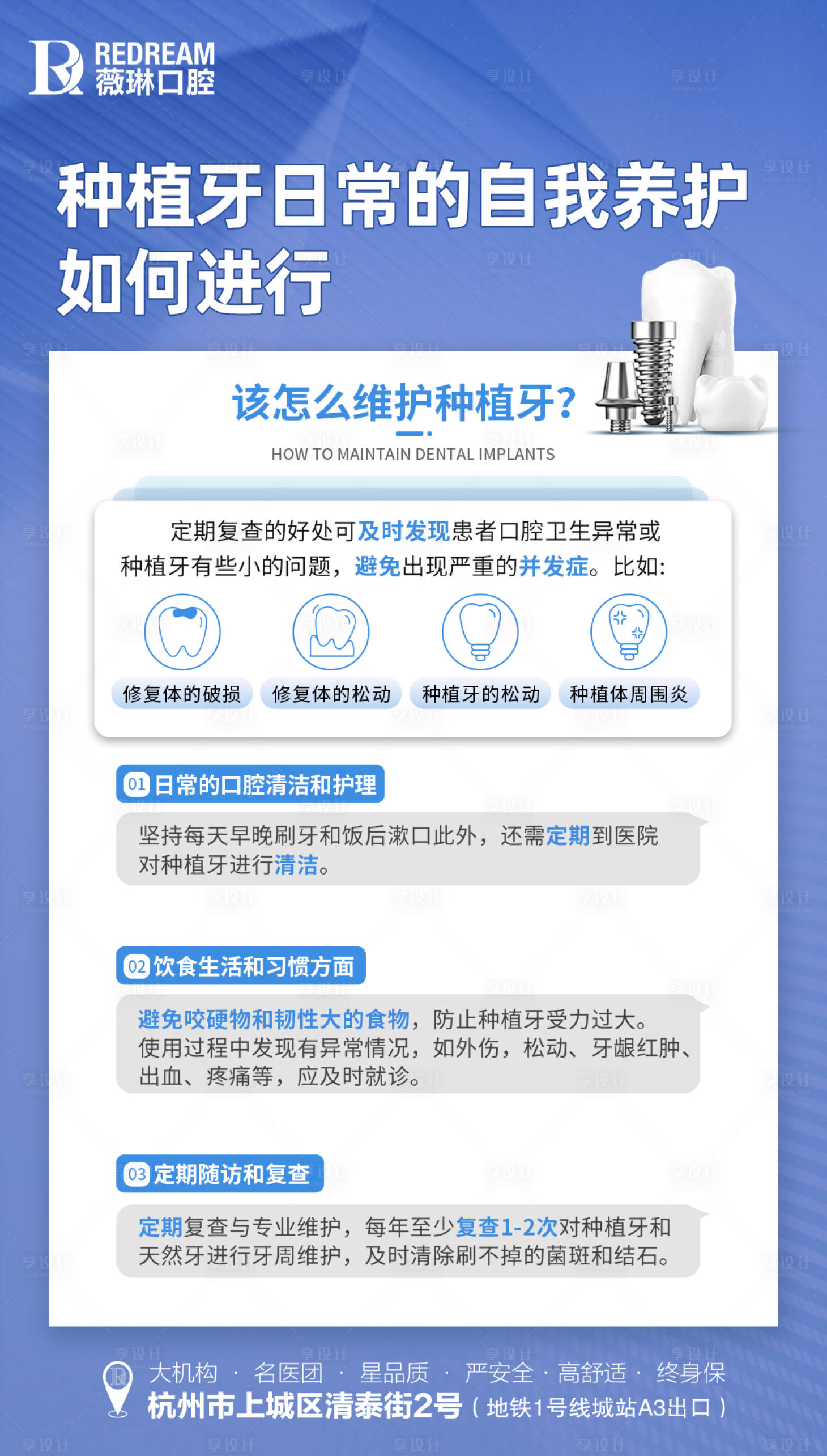 源文件下載【享設計】搜索編號：62960021662974357【口腔種植牙科普】