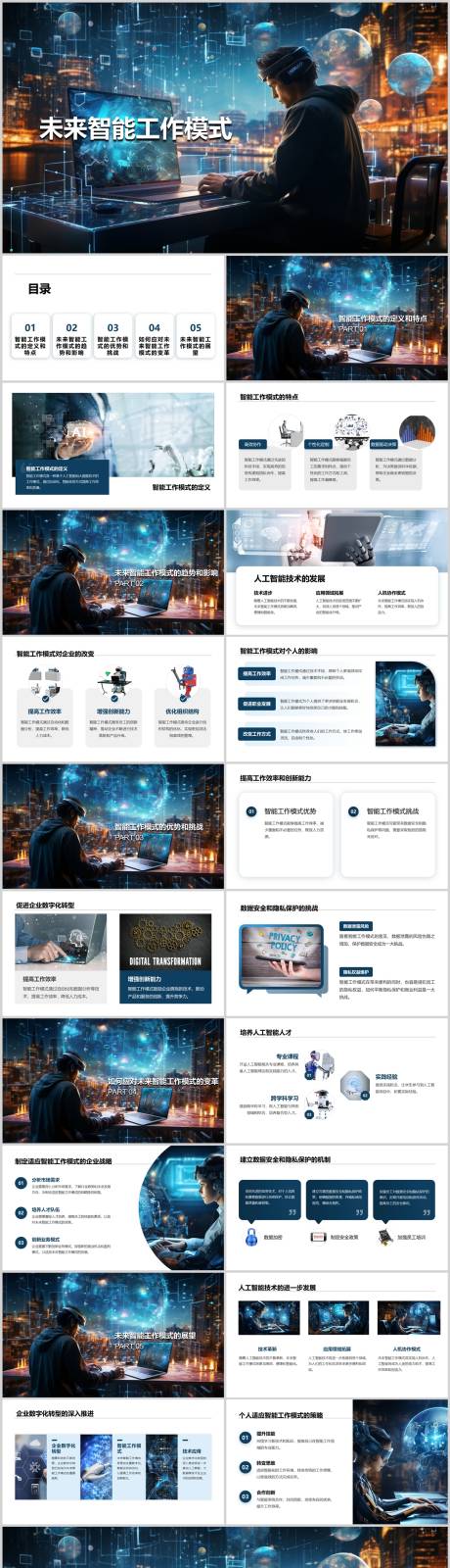 源文件下載【享設(shè)計(jì)】搜索編號(hào)：69510021720746911【未來(lái)智能工作模式PPT】