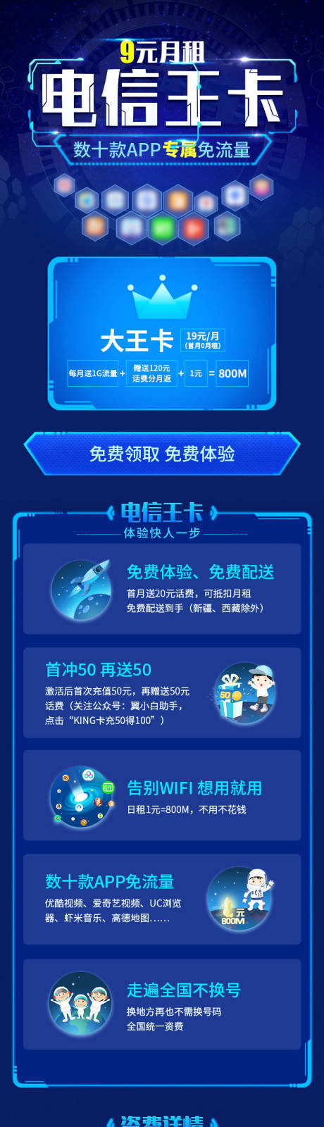 源文件下载【电话卡流量长图海报】编号：26740021737233959