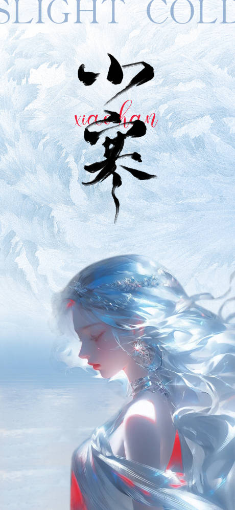 源文件下载【医美小寒节气海报】编号：76410021297781375